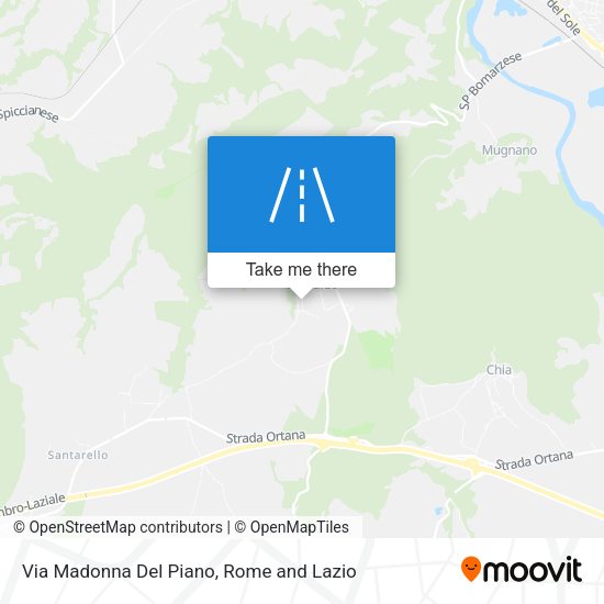 Via Madonna Del Piano map