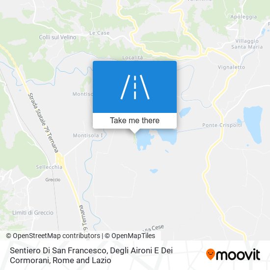 Sentiero Di San Francesco, Degli Aironi E Dei Cormorani map