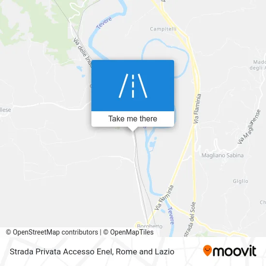 Private Enel Access Road map