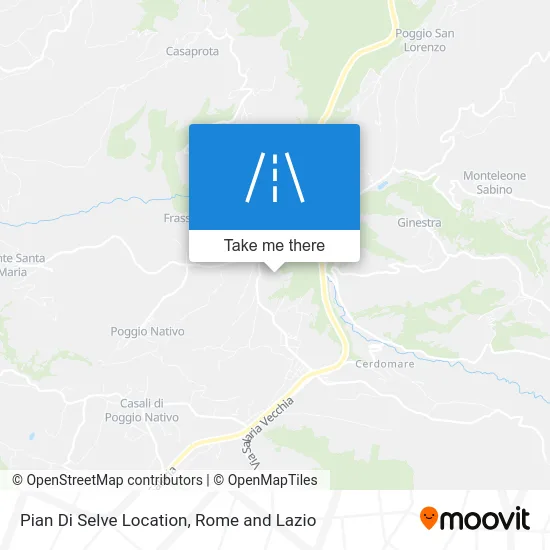 Pian Di Selve Location map