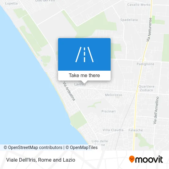 Viale Dell'Iris map