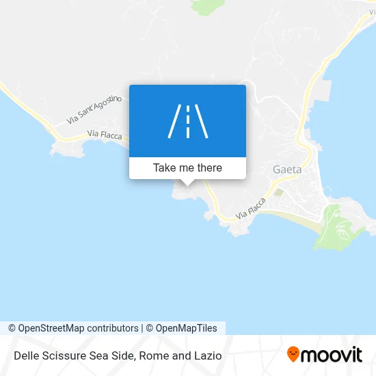 Delle Scissure Sea Side map