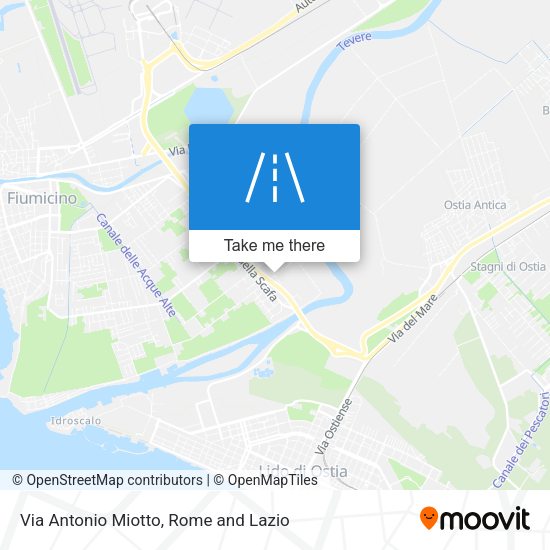 Via Antonio Miotto map