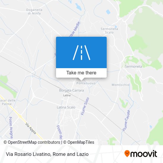 Via Rosario Livatino map