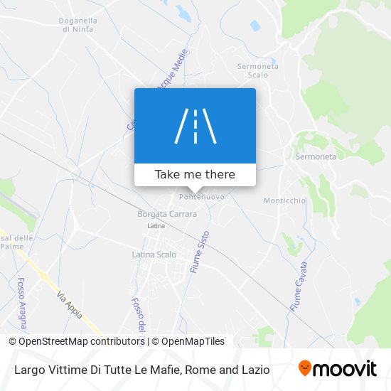 Largo Vittime Di Tutte Le Mafie map