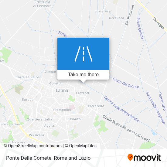Ponte Delle Comete map