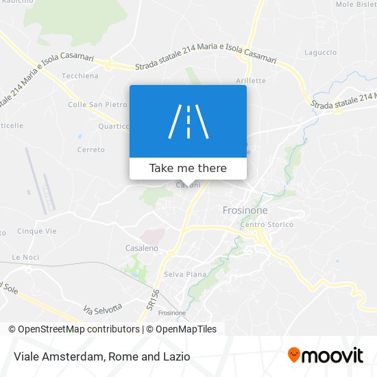 Viale Amsterdam map