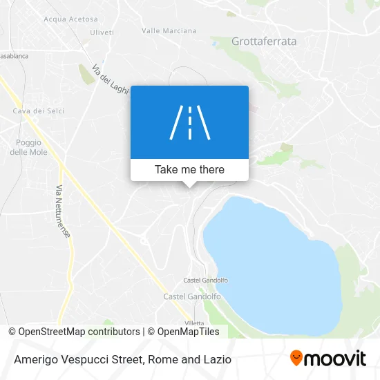 Amerigo Vespucci Street map