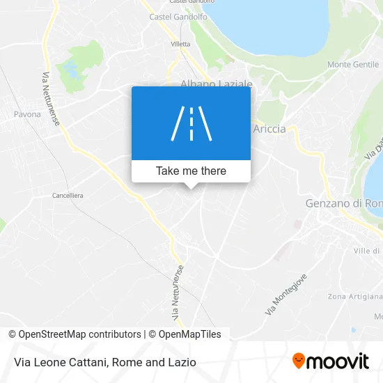 Leone Cattani Street map