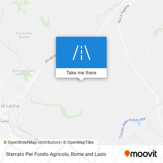 Sterrato Per Fondo Agricolo map