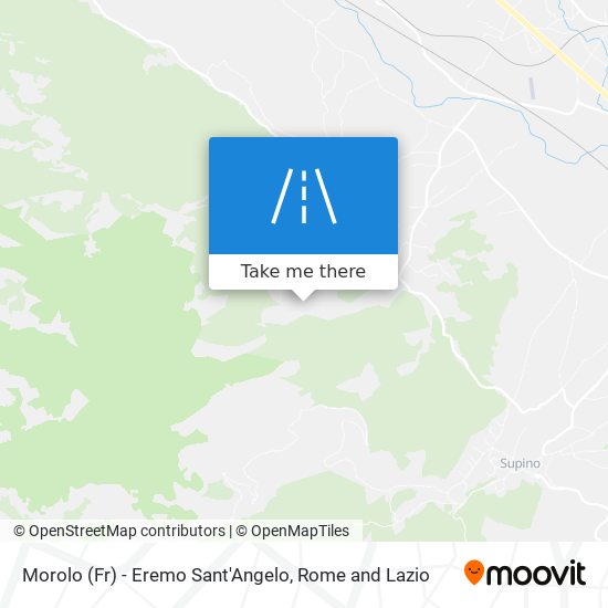 Morolo (Fr) - Eremo Sant'Angelo map