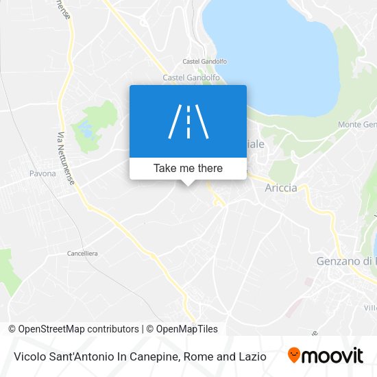 Vicolo Sant'Antonio In Canepine map
