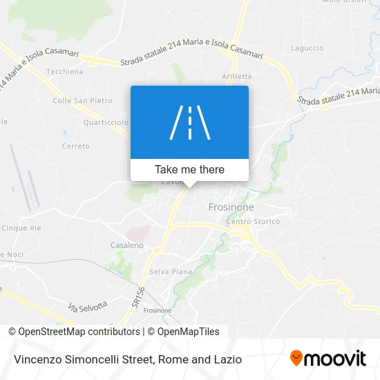 Vincenzo Simoncelli Street map