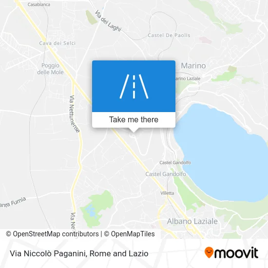 Via Niccolò Paganini map