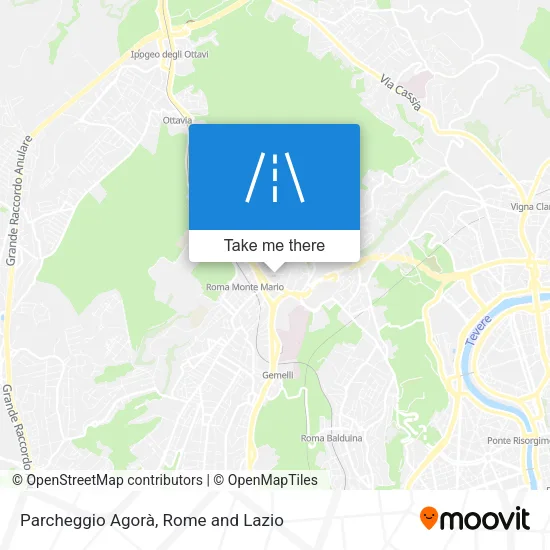 Parcheggio Agorà map