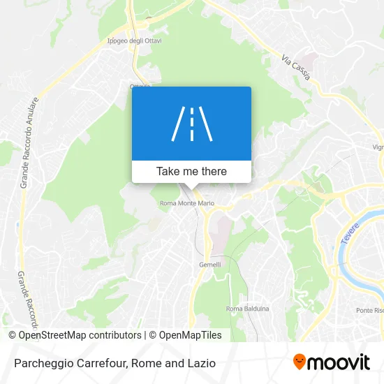 Carrefour Parking map