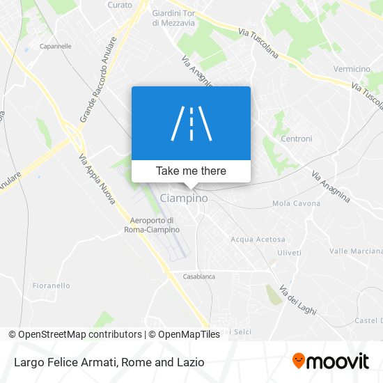 Largo Felice Armati map