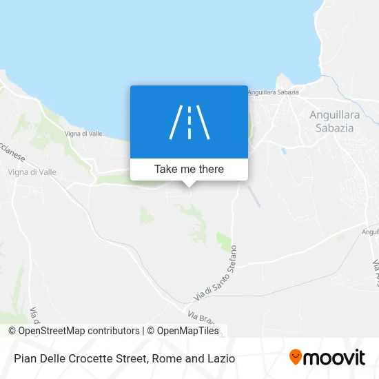 Pian Delle Crocette Street map