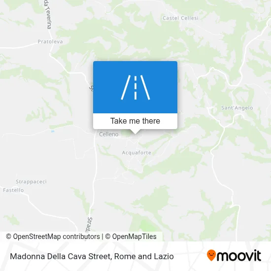 Madonna Della Cava Street map