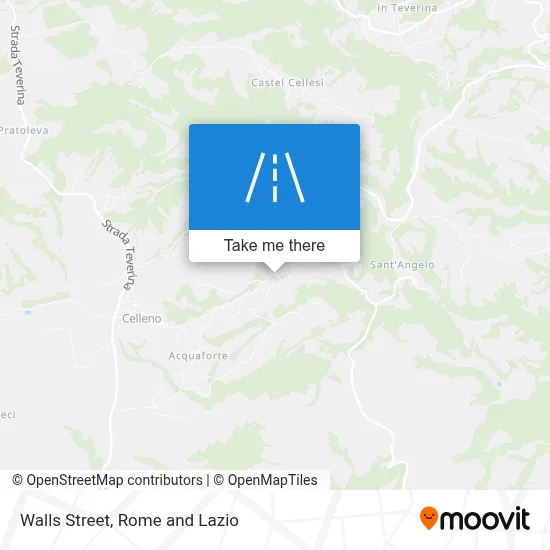 Walls Street map