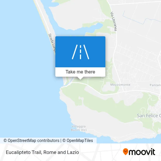 Eucalipteto Trail map