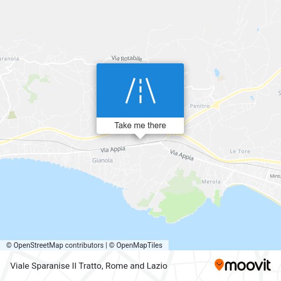 Viale Sparanise II Tratto map