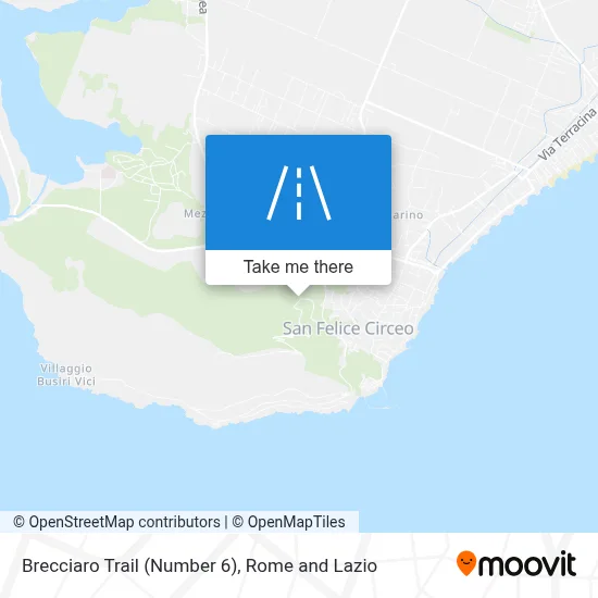 Brecciaro Trail (Number 6) map