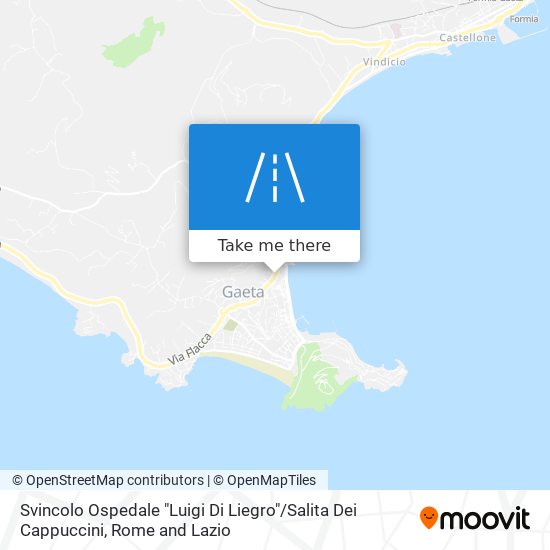 Svincolo Ospedale "Luigi Di Liegro" / Salita Dei Cappuccini map