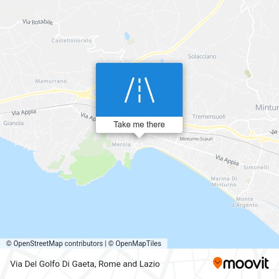 Via Del Golfo Di Gaeta map