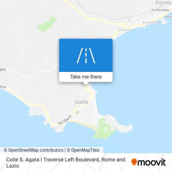 Colle S. Agata I Traverse Left Boulevard map