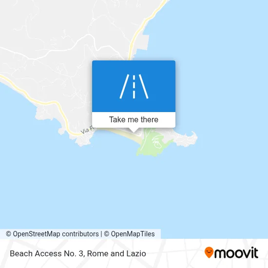 Beach Access No. 3 map