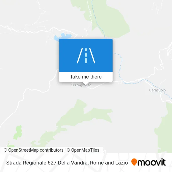 Regional Road 627 of Vandra map