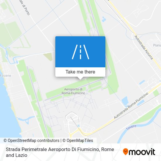 Strada Perimetrale Aeroporto Di Fiumicino map