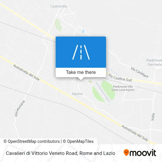 Cavalieri di Vittorio Veneto Road map