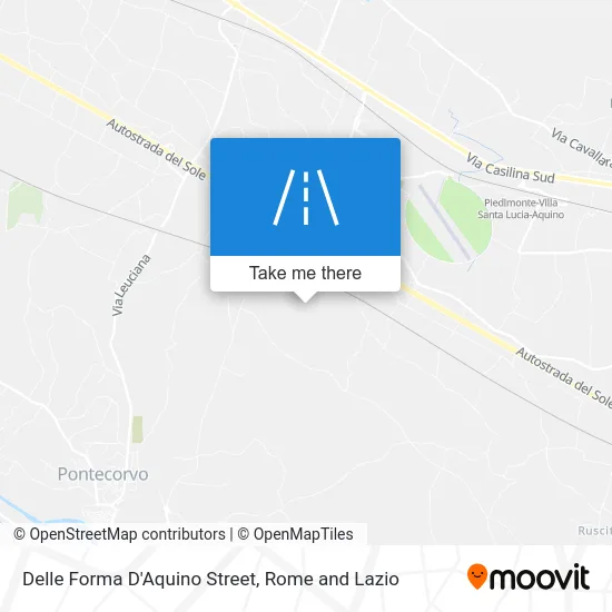 Delle Forma D'Aquino Street map