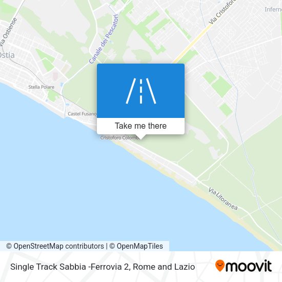 Single Track Sabbia -Ferrovia 2 map