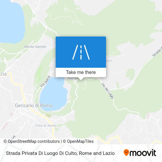 Strada Privata Di Luogo Di Culto map