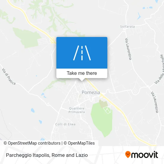 Itapolis Parking map