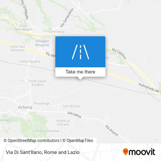 Via Di Sant'Ilario map