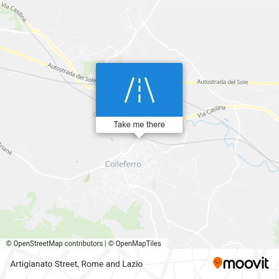 Artigianato Street map