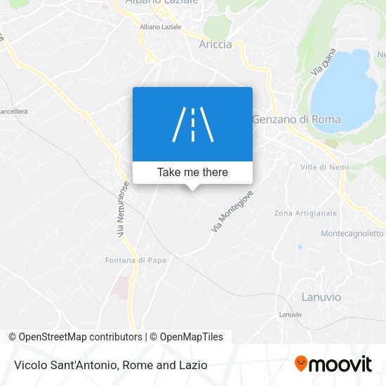 Vicolo Sant'Antonio map