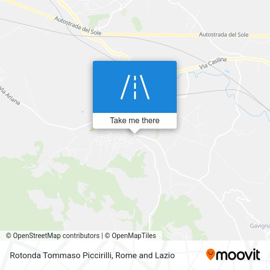Rotonda Tommaso Piccirilli map
