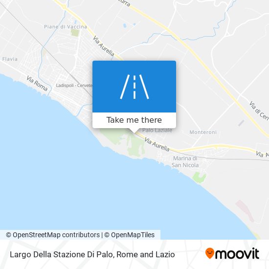 Largo Della Stazione Di Palo map
