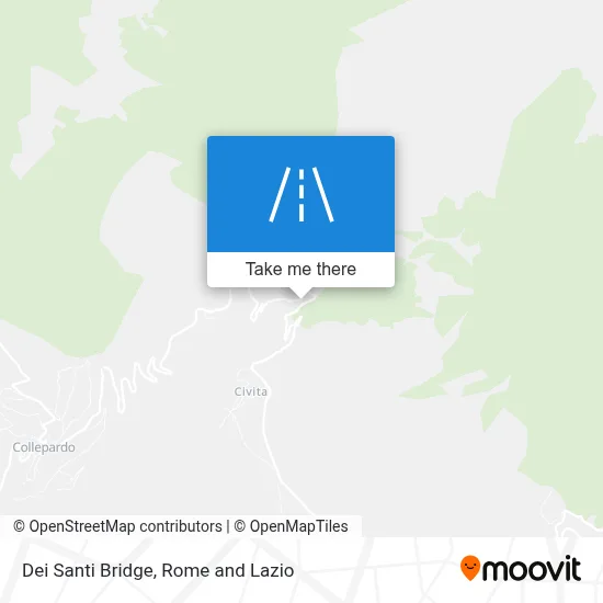 Dei Santi Bridge map