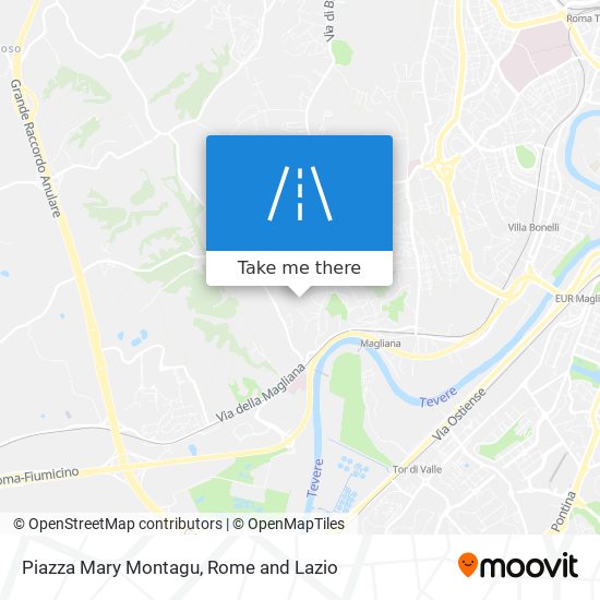 Piazza Mary Montagu map
