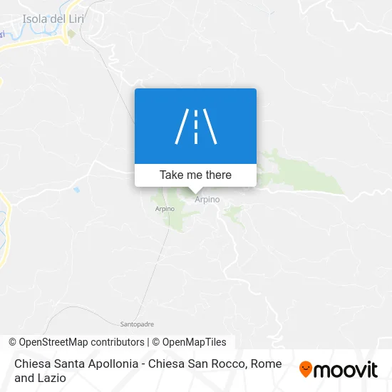 Santa Apollonia Church - San Rocco Church map