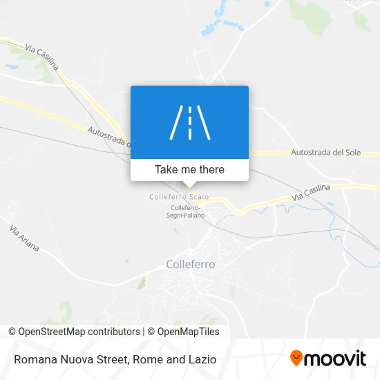 Romana Nuova Street map