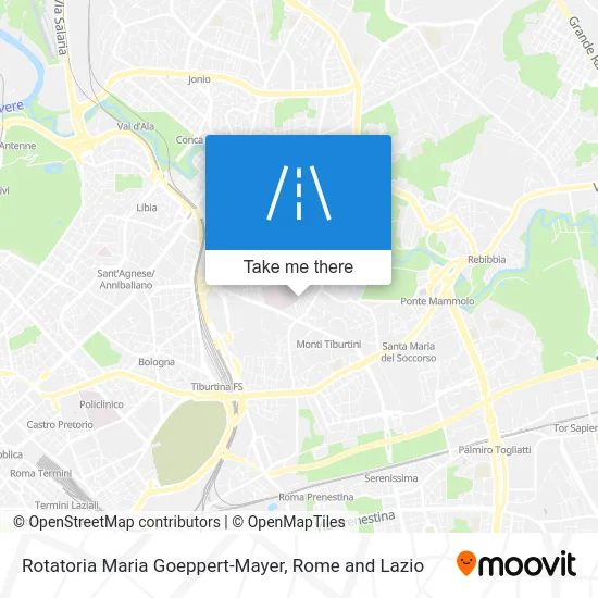 Maria Goeppert-Mayer Roundabout map