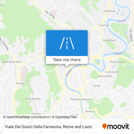 Viale Dei Giusti Della Farnesina map