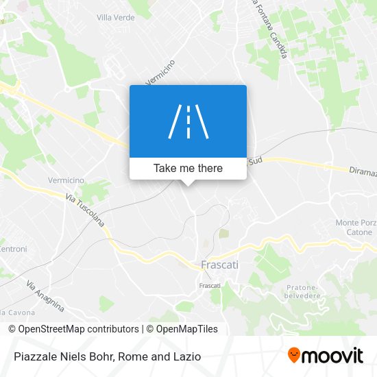 Piazzale Niels Bohr map